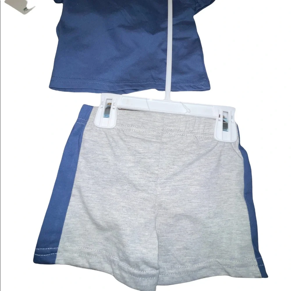 Puma sports attire shorts, tshirt and hat 3 piece newborn 0-3 month set NWT - Picture 4 of 7